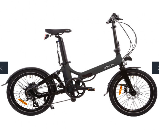 Vélo électrique pliant ONEMILE Nomad Concept Grey Green2ride - Main Image